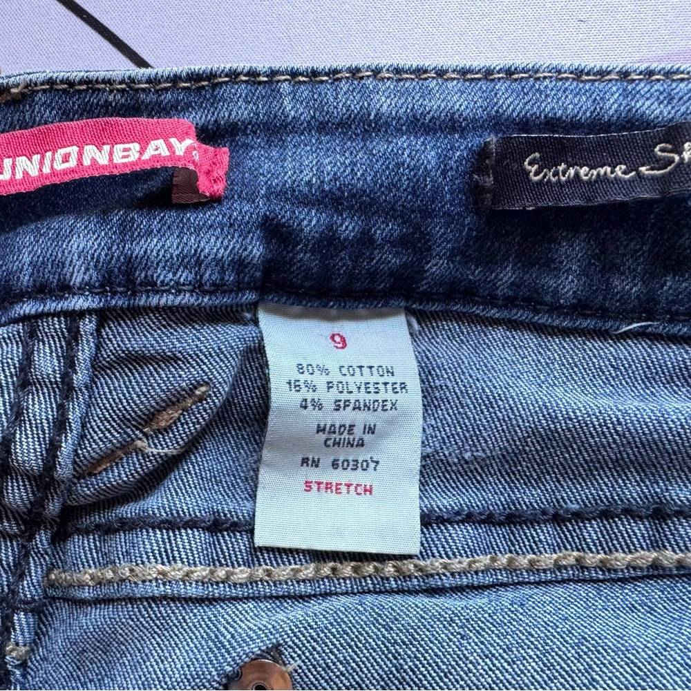 UnionBay Extreme Skinny Jeans Women’s Size 9 Blue Denim Mid Rise Stretch - Picture 12 of 12